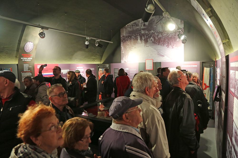 Il Museo della vittoria e della liberazione della Dalmazia, visto all'apertura del 2016