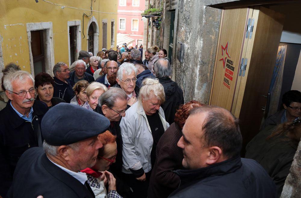 Un momento dell'inaugurazione solenne del Museo della vittoria, 5 novembre 2016